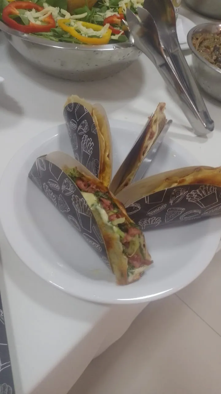 Buffet de Crepe de Cone Francês Imagem
